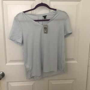 Ann Taylor mixed media t shirt